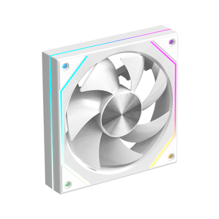 亿科贝拉 棱镜7Pro机箱风扇CD纹流影光带PWM温控12CM神光同步ARGB