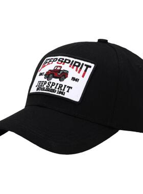 JEEP SPIRIT旗舰正品帽子男户外夏季棒球帽薄款透气防晒遮阳帽男