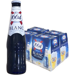 法国1664白啤酒原装进口克伦堡凯旋250ml*24瓶箱装整箱果味精酿