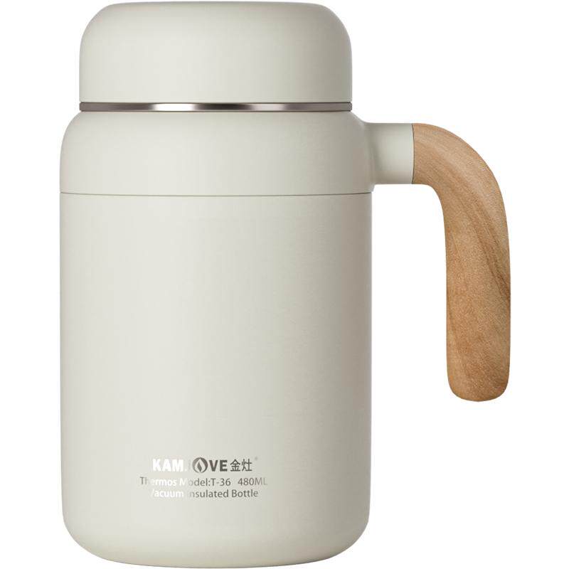 金灶保温杯茶水分离双层水杯