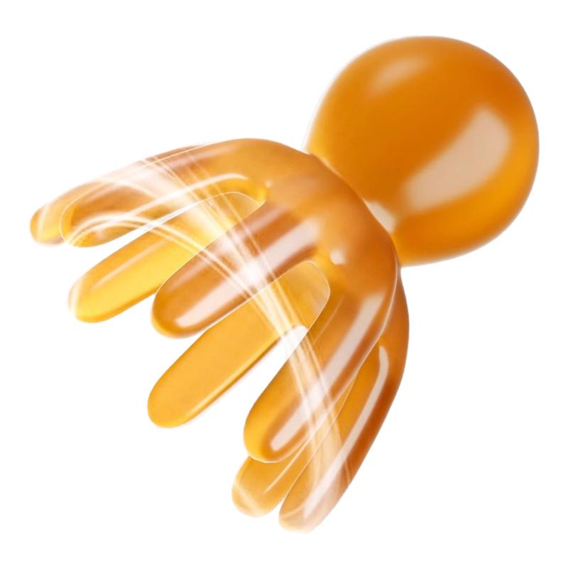 章鱼按摩梳八爪鱼头部经络按摩器