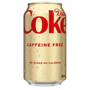 北美可口可乐Coke-Cola Diet/零糖/无咖啡因健怡饮料 355mL/12罐