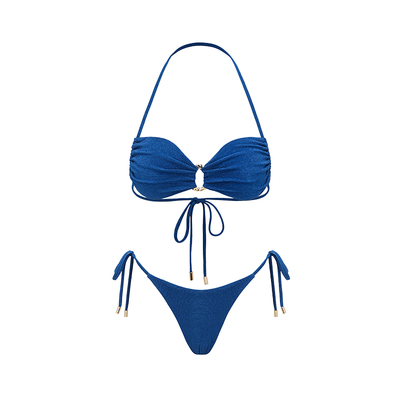 Yukari swim旗舰店 女士分体泳衣泡温泉性感比基尼裹裙防走光热辣
