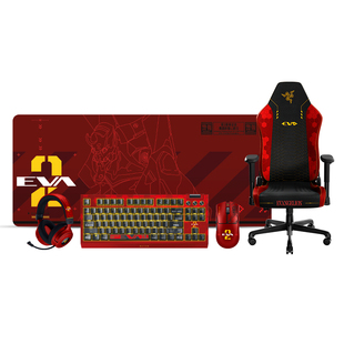 Razer雷蛇新世纪福音战士EVA联名款毒蝰键鼠垫耳机套装全家桶礼物