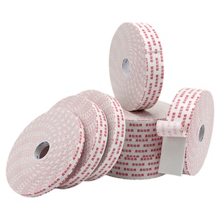 海绵新款双面胶高粘度泡沫加厚固定墙面2.5MM厚带字细管心广告5-10米防水办公学生手工强力泡棉双面胶