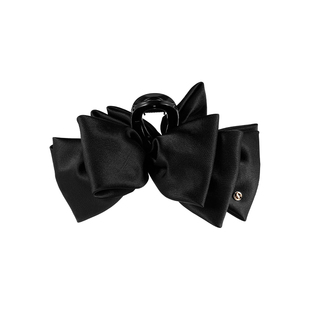 SHINE萱子饰品优雅氛围感蝴蝶结抓夹缎面气质发夹鲨鱼夹早春新款