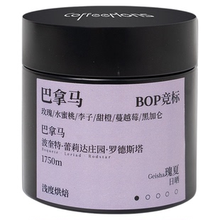 COFFEEMONS咖豆咖啡巴拿马BOP瑰夏竞标豆日晒浅烘现烘现发2024年