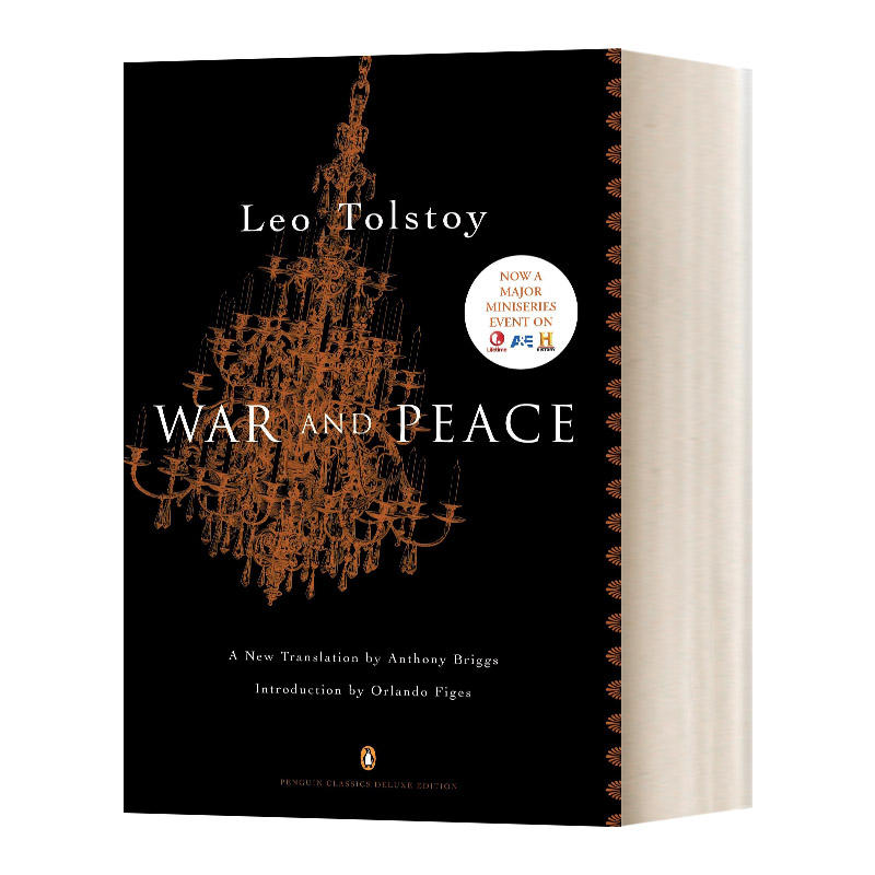 英文原版小说 War And Peace 战争与和平 企鹅经典豪华版 毛边书 英文版 进口英语原版书籍