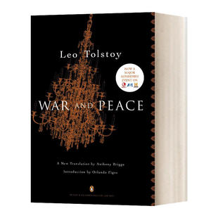英文原版小说 War And Peace 战争与和平 企鹅经典豪华版 毛边书 英文版 进口英语原版书籍