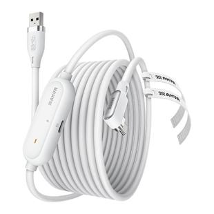 quest3/2续航充电数据线PICO 4 Ultra/PICO 4 PRO/pico 4 VR link弯头usb3.2gen1串流线5米