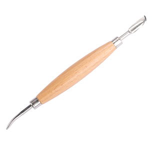 仿craft皮雕压擦器皮革描线笔铁笔diy皮具植鞣革塑型起鼓压痕工具