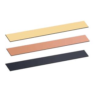 SS Self-adhesive Strip出口不锈钢自粘平板装饰金属压线条黑钛金