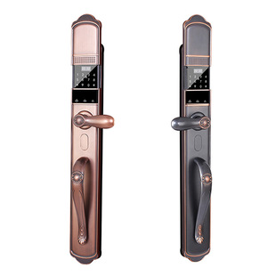 欧式别墅型双摄3d人脸识别家用防盗门入户门欧式铜门电子锁密码锁