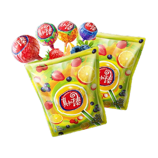 真知棒混合水果口味棒棒糖果540gx2袋儿童小零食结婚庆散装喜糖果