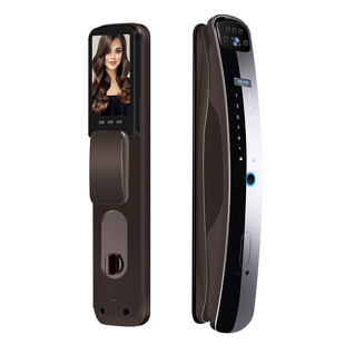 掌静脉3D人脸识别智能门锁全自动指纹锁入户门防盗门家用密码门锁