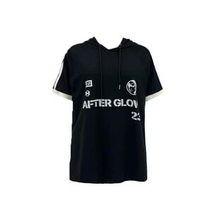 NACHE设计师品牌LOOKNOW春秋蓝色连帽T恤情侣