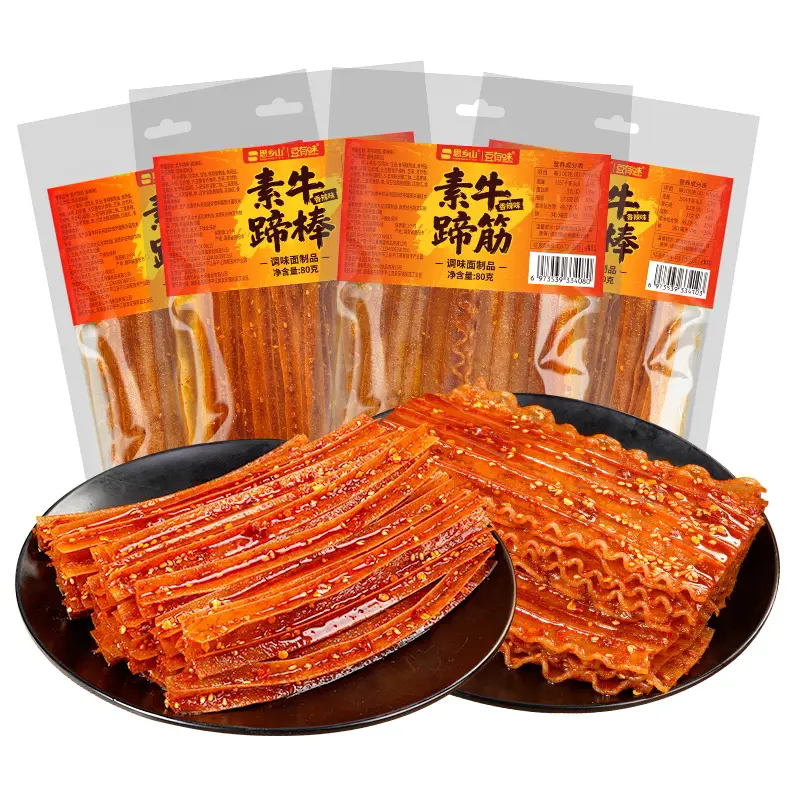 思乡山素牛蹄筋素牛蹄棒解馋零食