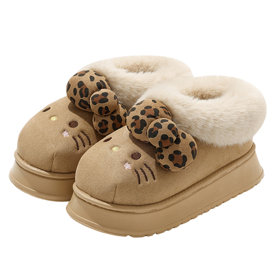 HelloKitty棉拖鞋女冬季包跟外穿