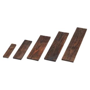 碳化木板生态缸古法养鱼实木流水罐配件庭院花架垫板鱼缸造景摆件