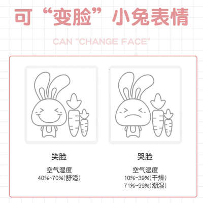 电子温度计婴儿房家用室内创意可爱温湿度计高精度室温表