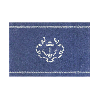 赛波斯海军蓝可水洗轻奢进门垫