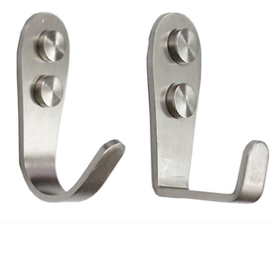 加厚不锈钢挂钩门后衣服浴室单钩排钩挂衣钩厨房衣帽钩单个壁挂钩