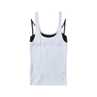 IT THE ATTICO女装假两件吊带背心新款性感甜辣叠层上衣22J048XN