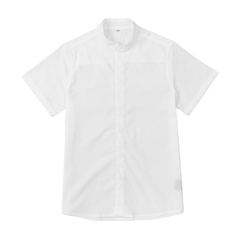 斯踏迪学生校服夏季短袖立领衬衫