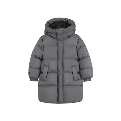 儿童中长款加厚鹅绒服一贝皇城女