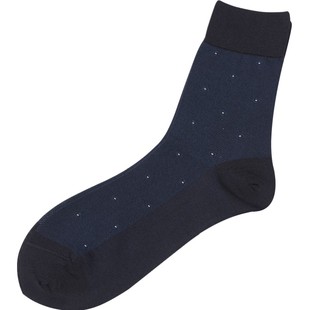 轻奢 2双 STW男士棉袜子夏季中筒超薄80S丝光棉男袜商务袜吸汗