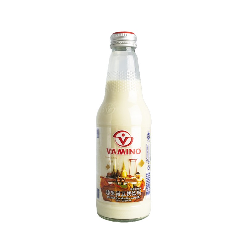 泰国进口哇米诺豆奶 VAMINO原味豆奶 300ml*24瓶包邮