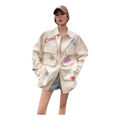 CLOUDSEASON工装涂鸦外套