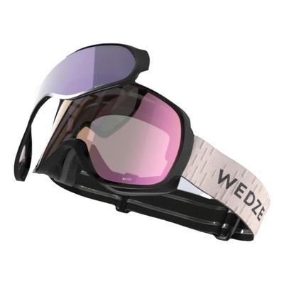 迪卡侬滑雪镜防雾防紫外全天候