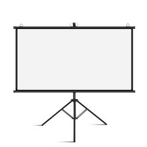 高清支架幕布投影家用可移动投影幕布投影仪幕布支架落地抗光幕布
