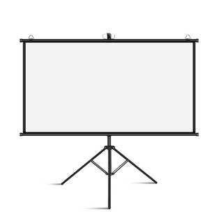 高清支架幕布投影家用可移动投影幕布投影仪幕布支架落地抗光幕布