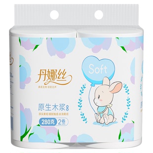 280克卫生纸卷纸实惠装家用无芯卷筒纸厕所专用纸巾擦手纸厕纸