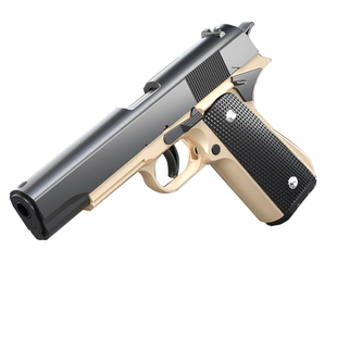 1911自动儿童抛壳玩具枪反吹格洛克仿真手抢软弹男孩连发射击炫酷