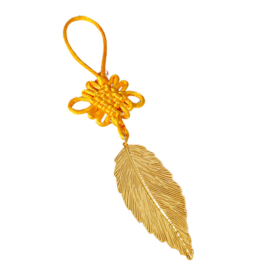 lovebuff燕云一叶平生金叶子挂件