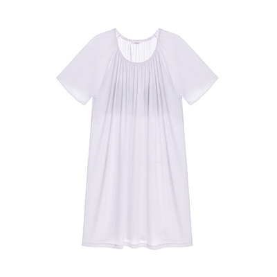 爱慕26春夏沁凉睡衣女带胸垫短袖可外穿家居睡裙AM44C881