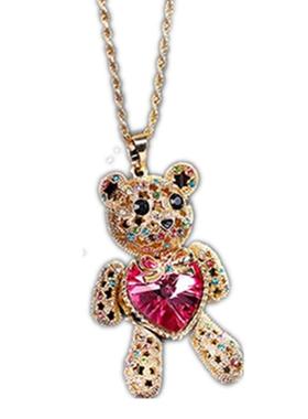 儿童毛衣链女可爱动物小兔子项链