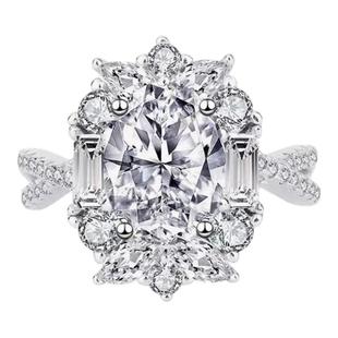 结婚仿真超大钻戒活口戒指可调节对戒婚礼仪式拍照求婚摄影用道具