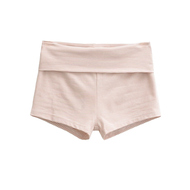 辣妹百搭翻边低腰条纹短裤女热裤