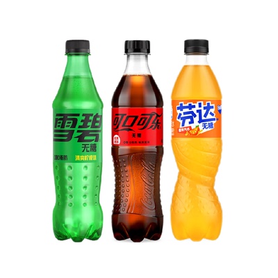 可口可乐无糖汽水畅爽气泡丰富