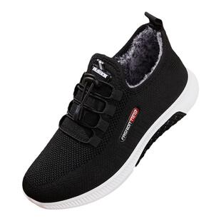 老北京布鞋女冬2026新款保暖加绒加厚老年人防滑休闲软底妈妈棉鞋