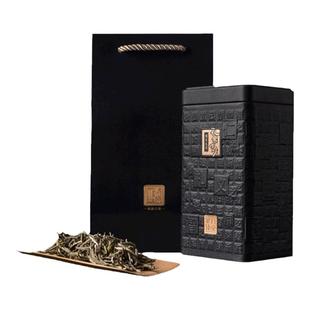 孔家作坊儒茶酱心酱味福鼎白茶2020年高山白毫银针散茶叶罐装送礼