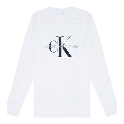 Calvin Klein/凯文克莱 CK 男士长袖T恤 棉质衬衣圆领字母打底衫