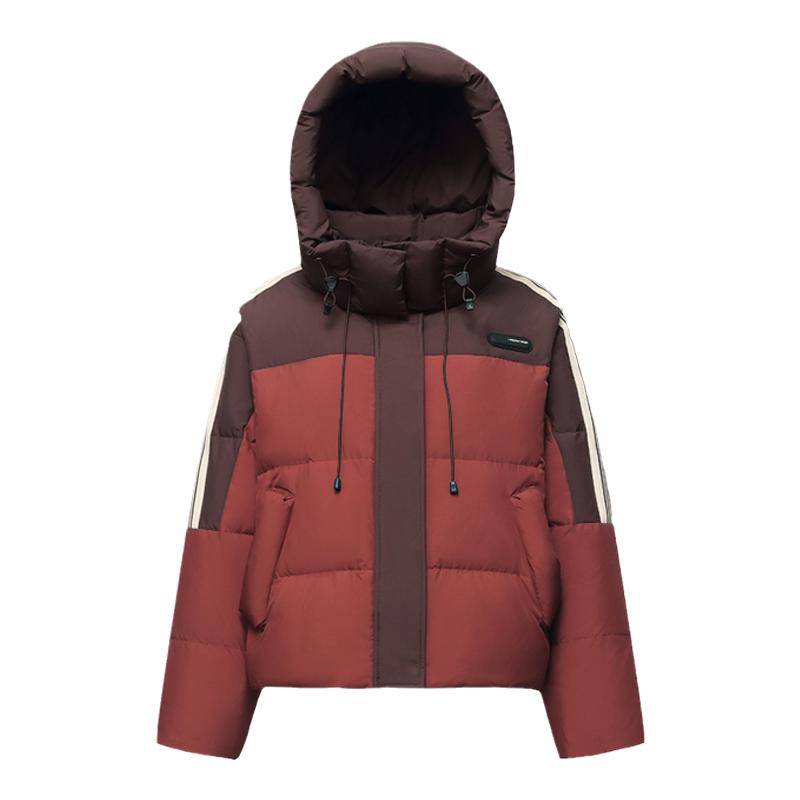 雪中飞蓬蓬感龟背羽绒服