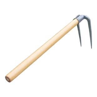 小锄头家用种菜锻打二齿小钉耙松土园林挖地除草园艺耙儿童小耙子