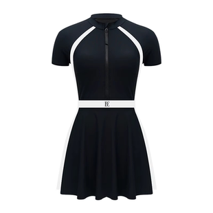 【文怡同款】BE范德安小红心系列连体泳衣女裙式大码高级感游泳馆