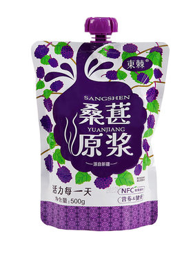 新疆特产桑葚原浆100％无添加